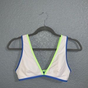 Aerie Wide Strap Plunge Bikini Top